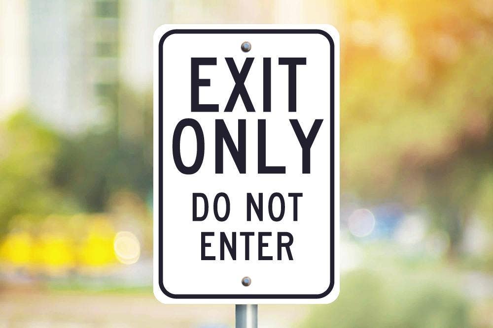 AccuformNMC FRR Facility Traffic Sign