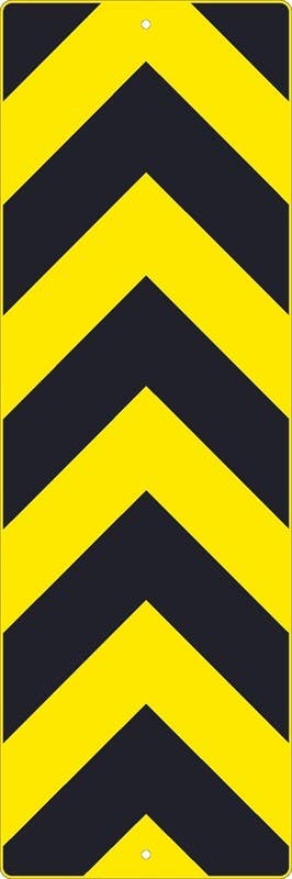 AccuformNMC FRW Reflective Object Markers, Dual Diagonal Design, 36" x 12"