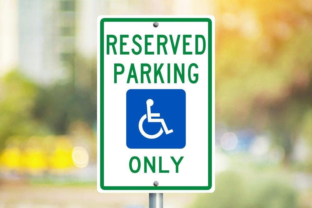 AccuformNMC TMS318 Reserved Parking Only Sign, 18" x 12"