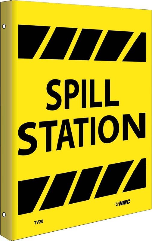 AccuformNMC PSP Projection Sign, Spill Station