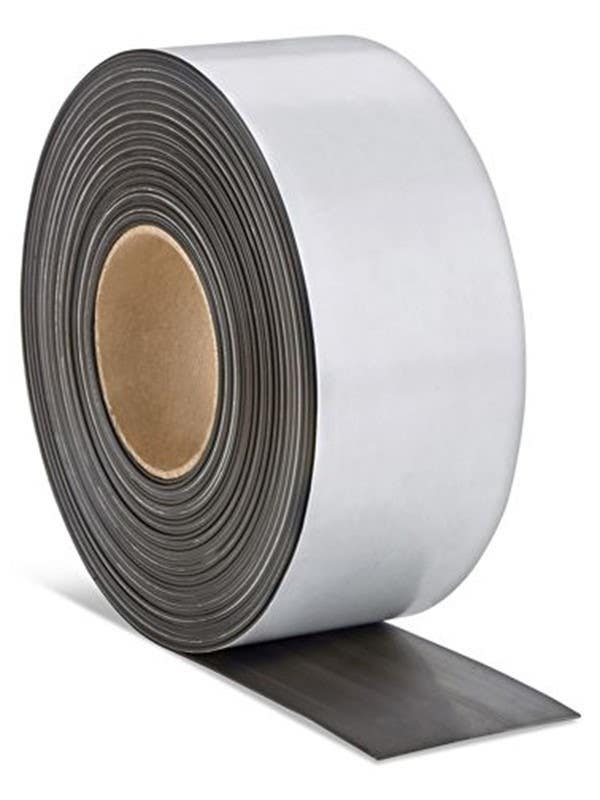 AccuformNMC WBMAG White Magnetic Tape, Vinyl