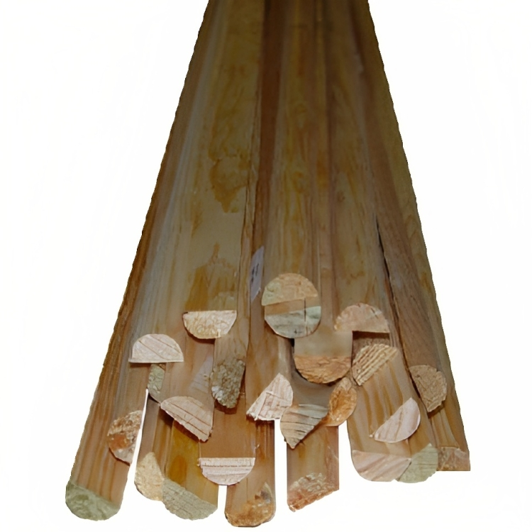 Alexandria Moulding WM122-20096C1 Baseboard Moulding, Half Round, Pine, 3/8 x 11/16 x 8-Ft.