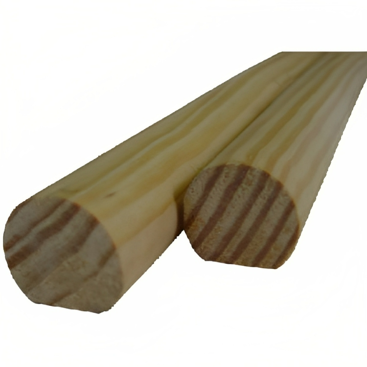 Alexandria Moulding 0W231-20144C1 Hand Rail, Solid Pine, 1-1/2 x 1-1/16-In. x 12-Ft.