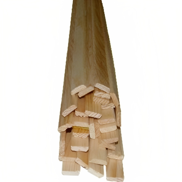 Alexandria Moulding WM970-20096C1 Solid Pine Moulding, Panel Strip,  0.375 x 2.25-In. x 8-Ft.