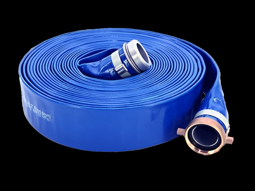 Abbott Rubber HA3853003 PVC Pump Discharge Hose, Blue, 50-Ft.