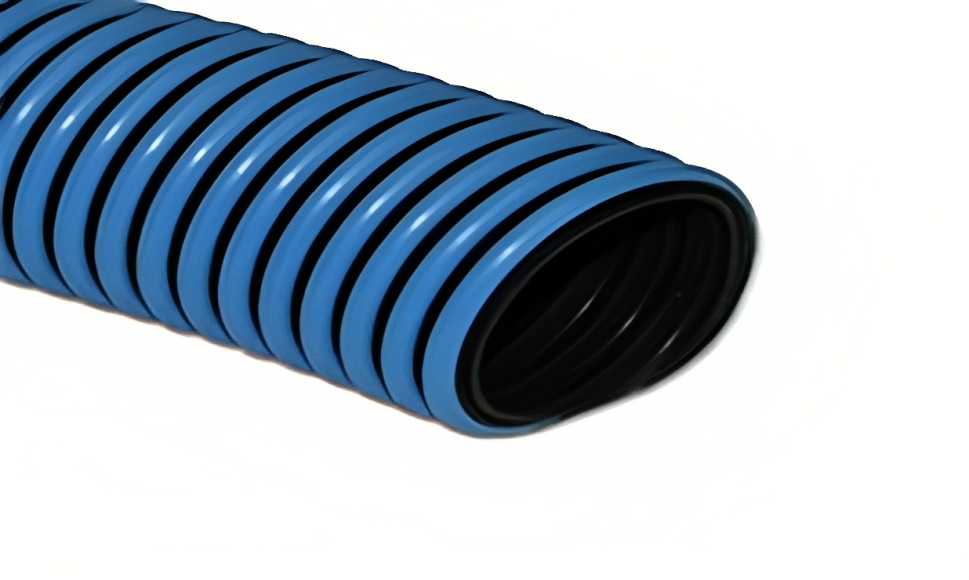 Abbott Rubber T32 Pool Vacuum Hose, Blue, 25-Ft.