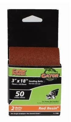 Gator Finishing products 31 Sanding Belt, Aluminum Oxide, 2-Pk.