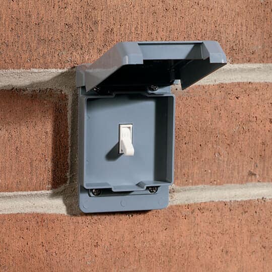 ABB Installation Products E98SSCN-CAR Weatherproof PVC Switch Cover, Single-Gang