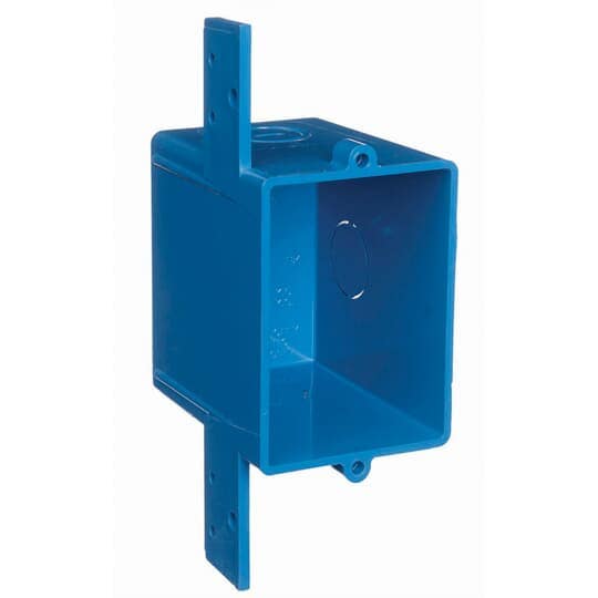 ABB Installation Products A58381D-CAR ENT Blue Single Gang Smurf Switch & Outlet Box w/ Size  3" x 2.25" x 3"