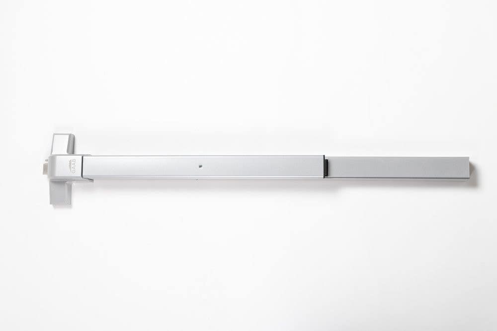 Gaab Locks T341-05 Rim Panic Exit Device, 1 Pt Latching, Gray, Modular & Reversible, UL 305