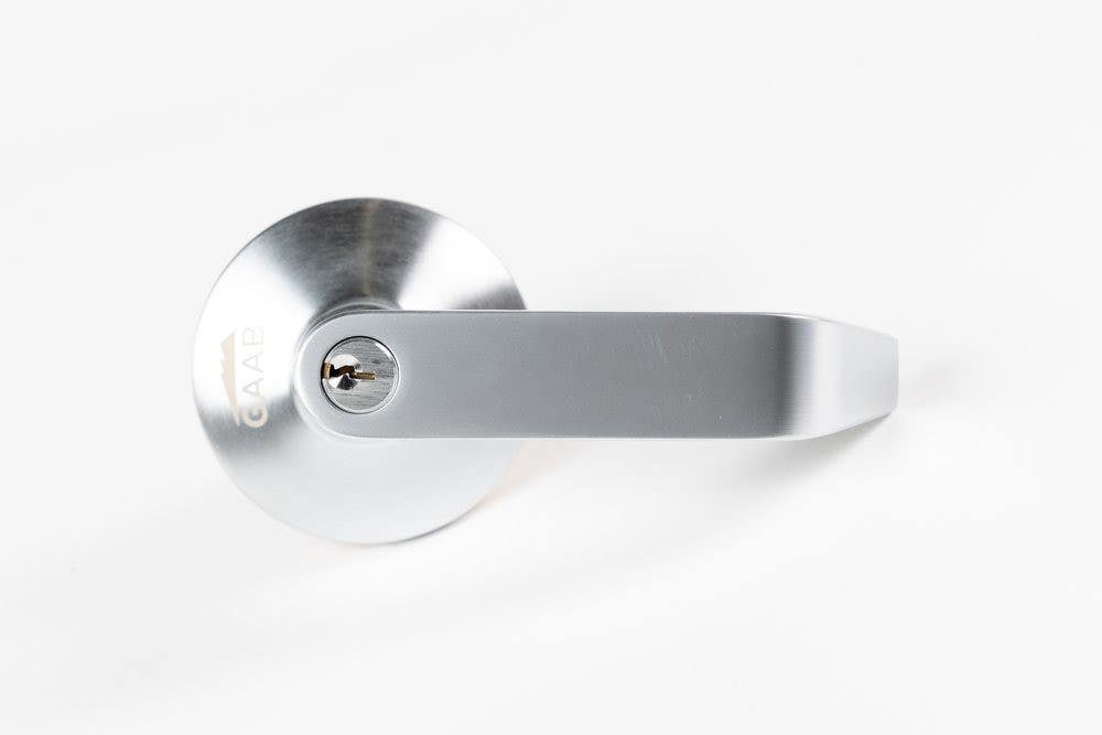 Gaab Locks T840M Outside Lever Trim For Panic Devices, Gray