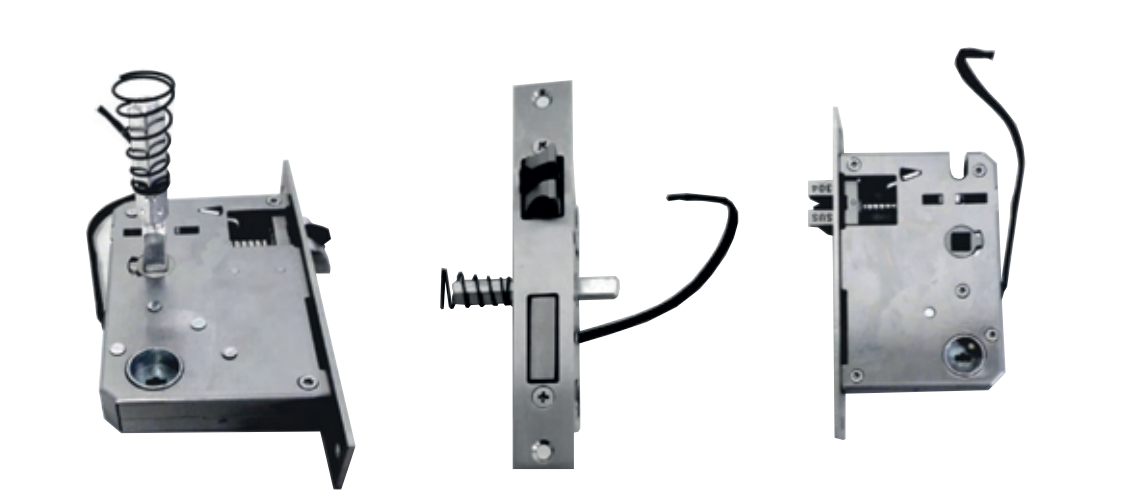 Gaab Locks R750-04 Electronic Keyless Smart Mortise Door Lock, Fingerprint, Digital Pad & Encrypted Key