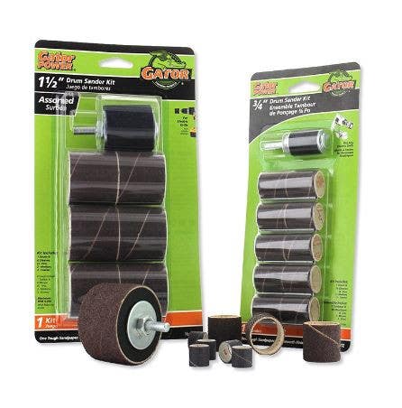 Gator Finishing products 6096 Drum-Sanding Sleeve Kit, 1.5 X 1.5-In., 6-Pk.