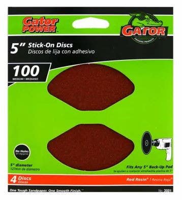 Gator Finishing products 30 Stick-On Sanding Disc, 40 Grit, 3-Pack