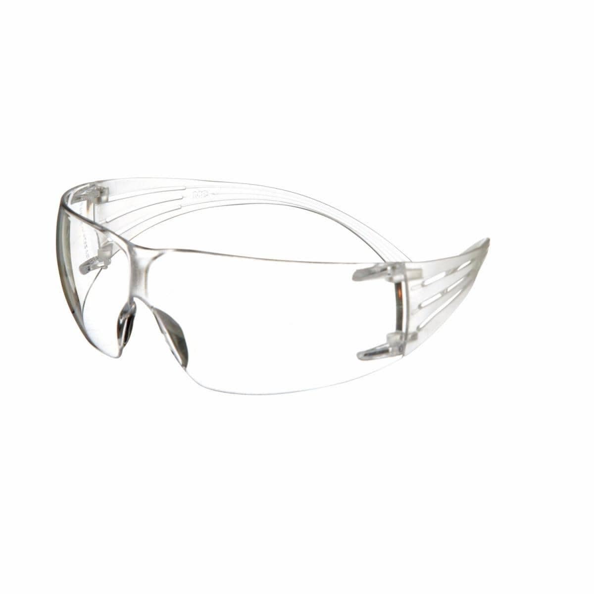 3M SF200H1-DC SecureFit Safety Eyewear, Clear Frame, Clear Anti-fog Lens