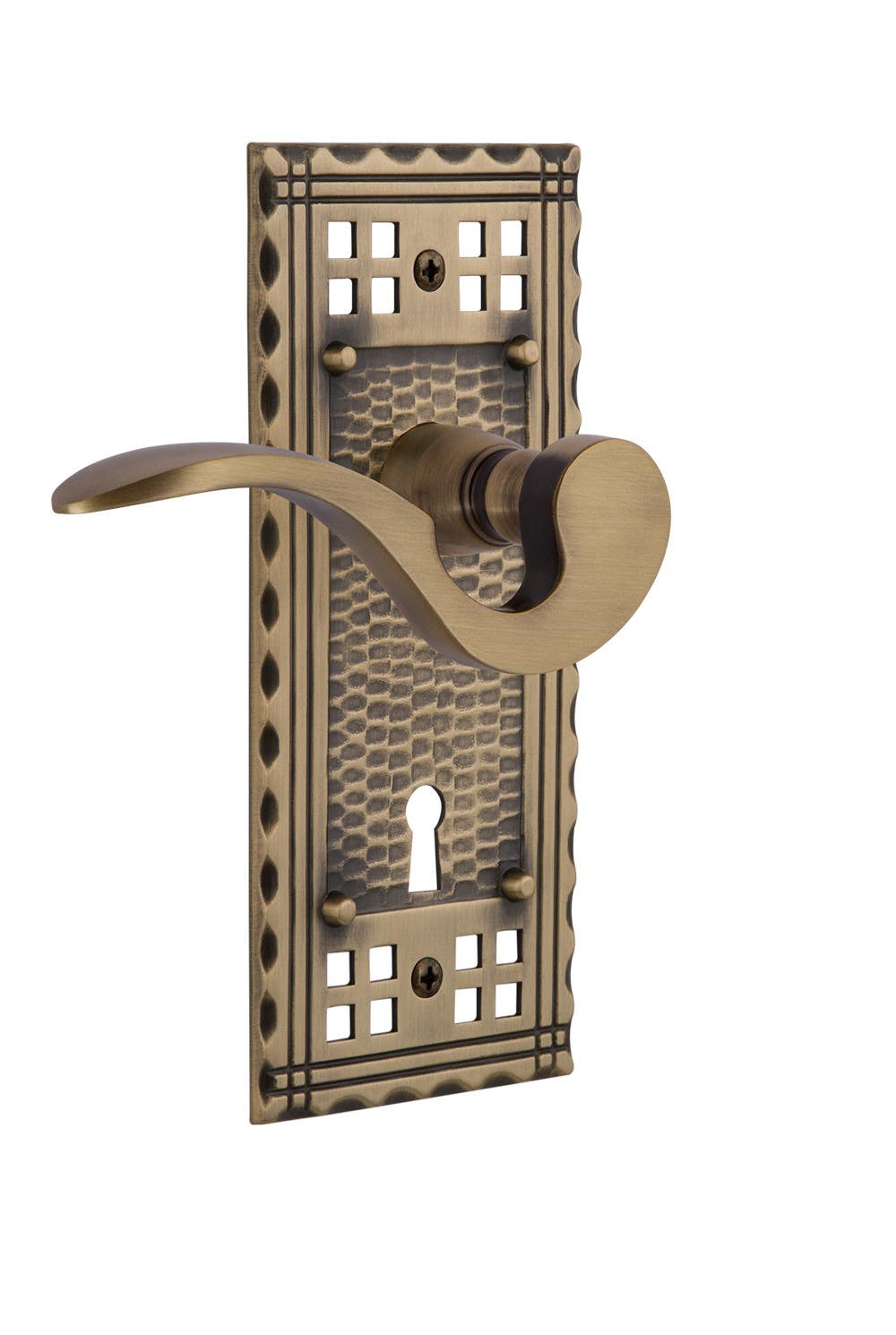 Nostalgic Warehouse CRAMAN Craftsman Plate w/ Manor Lever