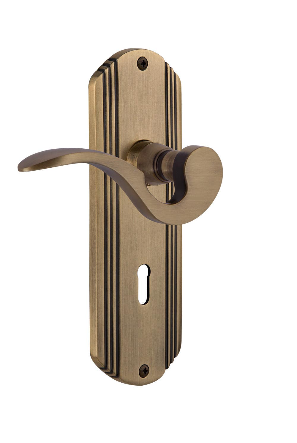 Nostalgic Warehouse DECMAN Deco Plate w/ Manor Lever