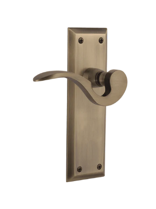 Nostalgic Warehouse EADSWN Egg & Dart Plate w/ Swan Lever