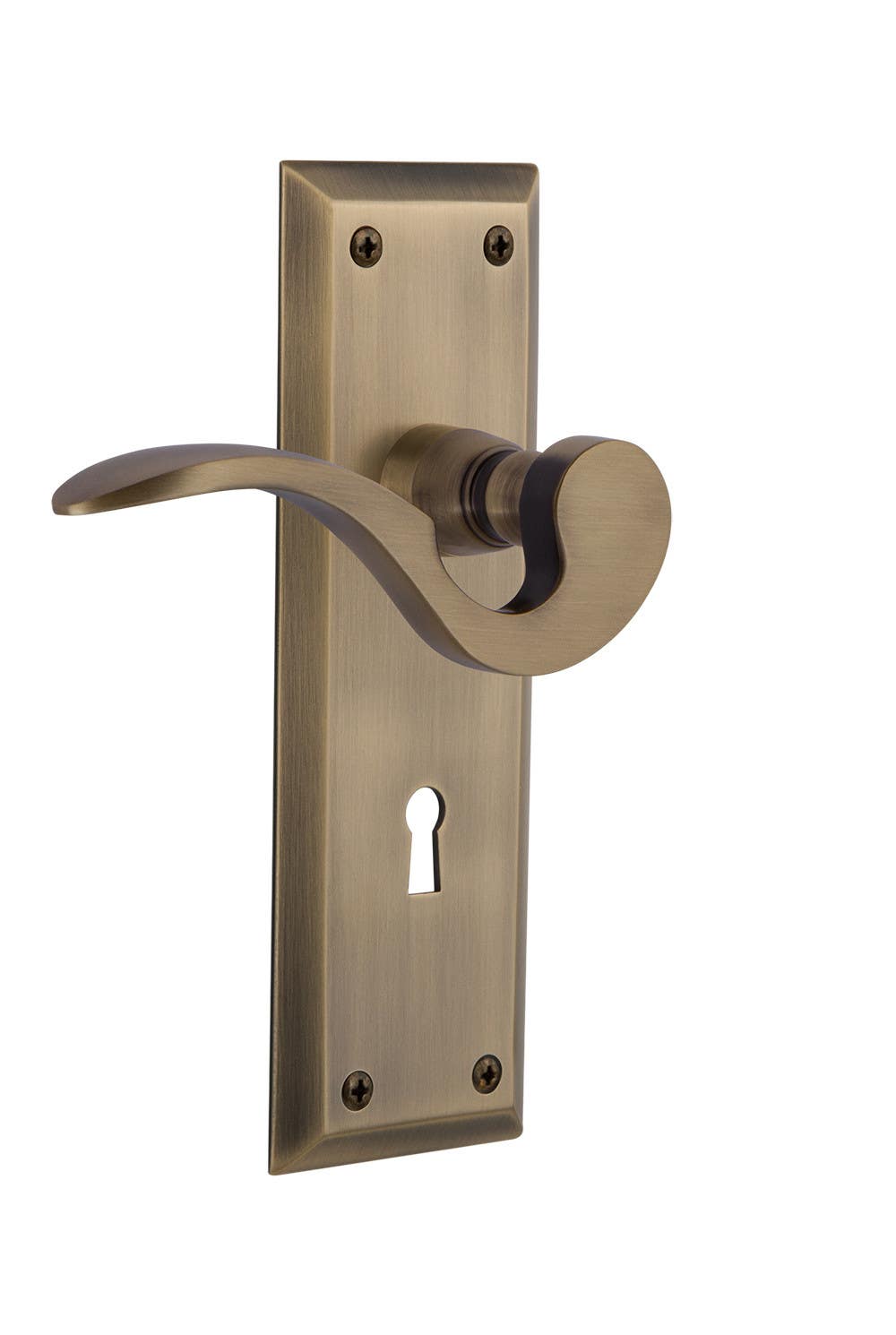 Nostalgic Warehouse NYKMAN New York Plate w/ Manor Lever