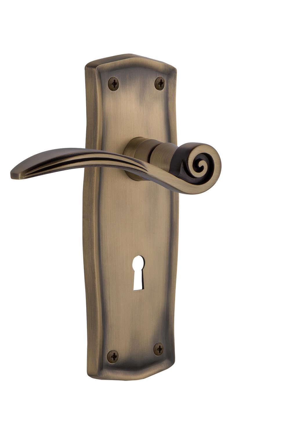 Nostalgic Warehouse PRASWN Prairie Plate w/ Swan Lever