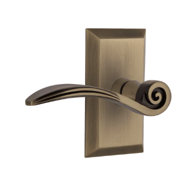 Nostalgic Warehouse STUSWN Studio Plate w/ Swan Lever