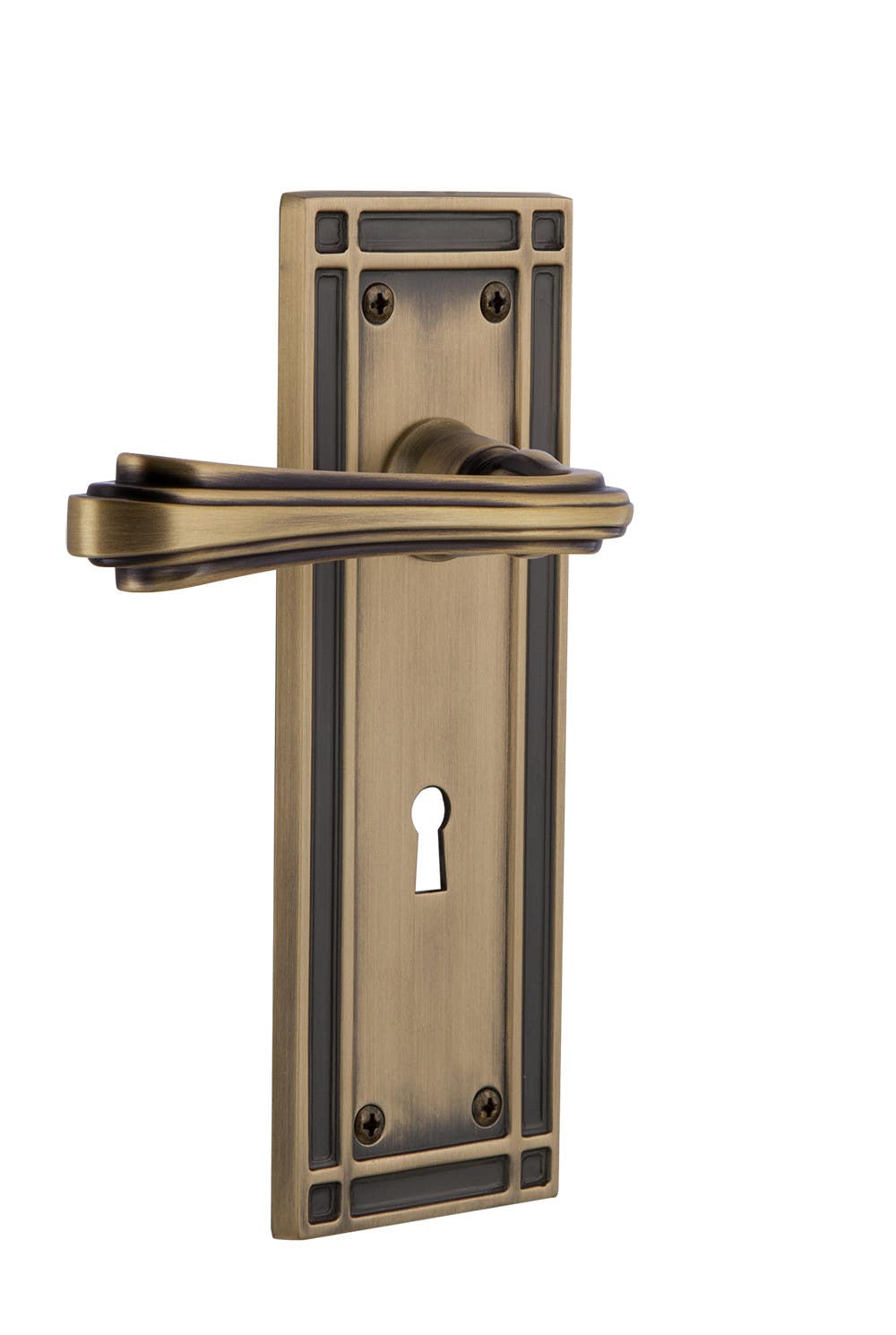 Nostalgic Warehouse MISFLR Mission Plate w/ Fleur Lever