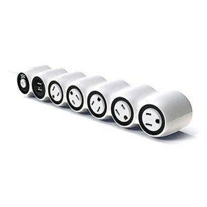 360 Electrical 360529-5CA8ES-BBB 3.4 Rotating Surge Strip 5-Outlets, 2-USB Ports