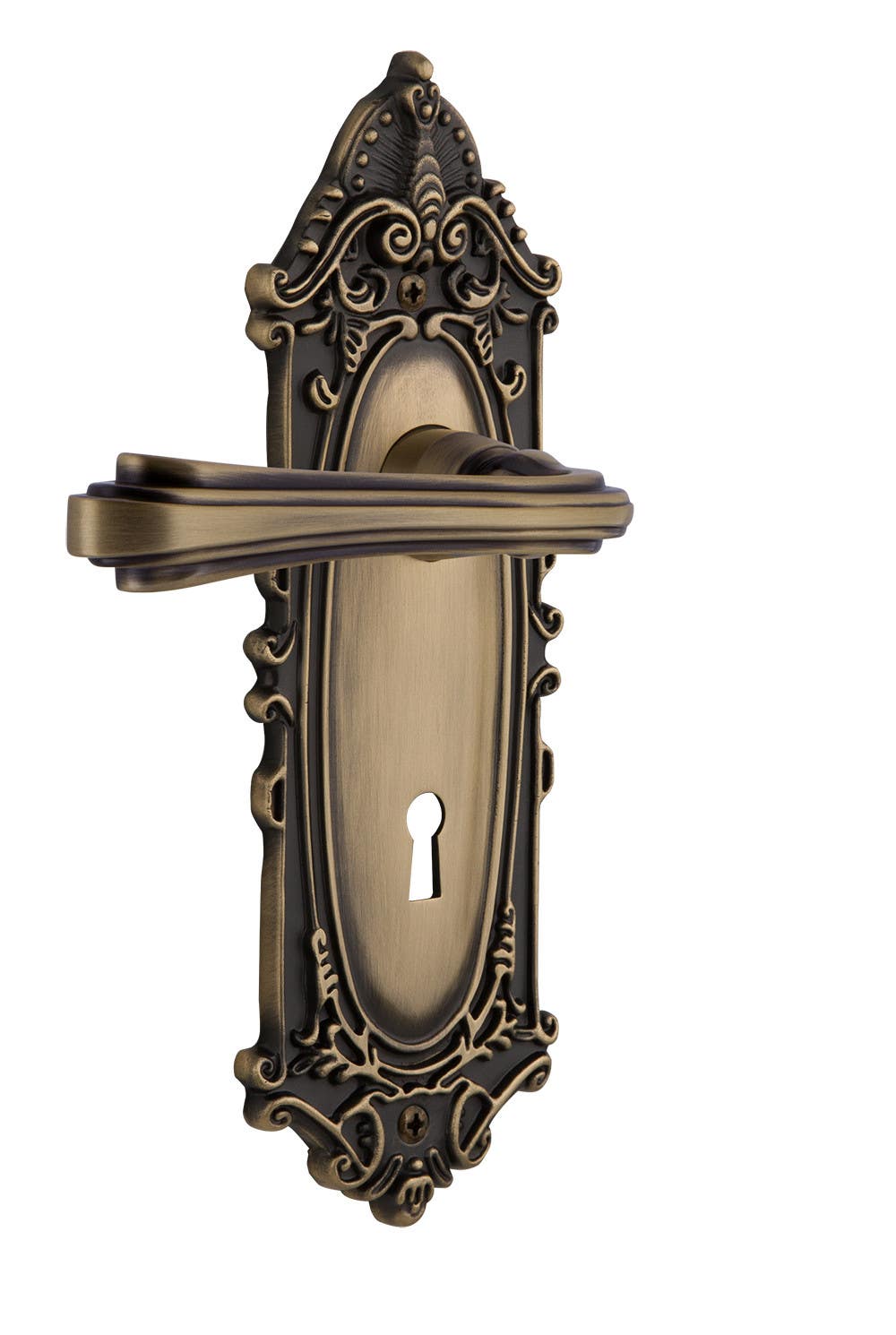 Nostalgic Warehouse VICFLR Victorian Plate w/ Fleur Lever