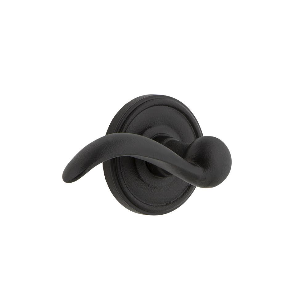 Ageless Iron LOCTIN Loch Rosette w/ Tine Lever, Black Iron Finish