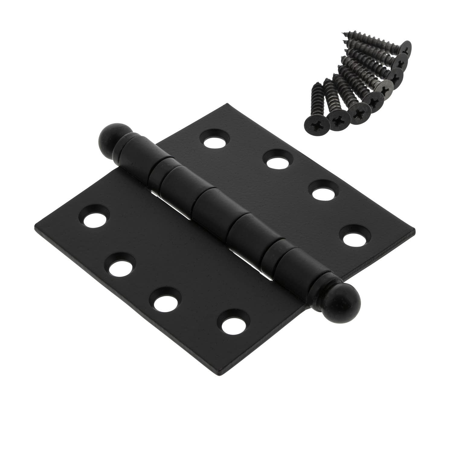 Ageless Iron 600016 4" Heavy Duty Ball Tip Hinge w/ Square Corners