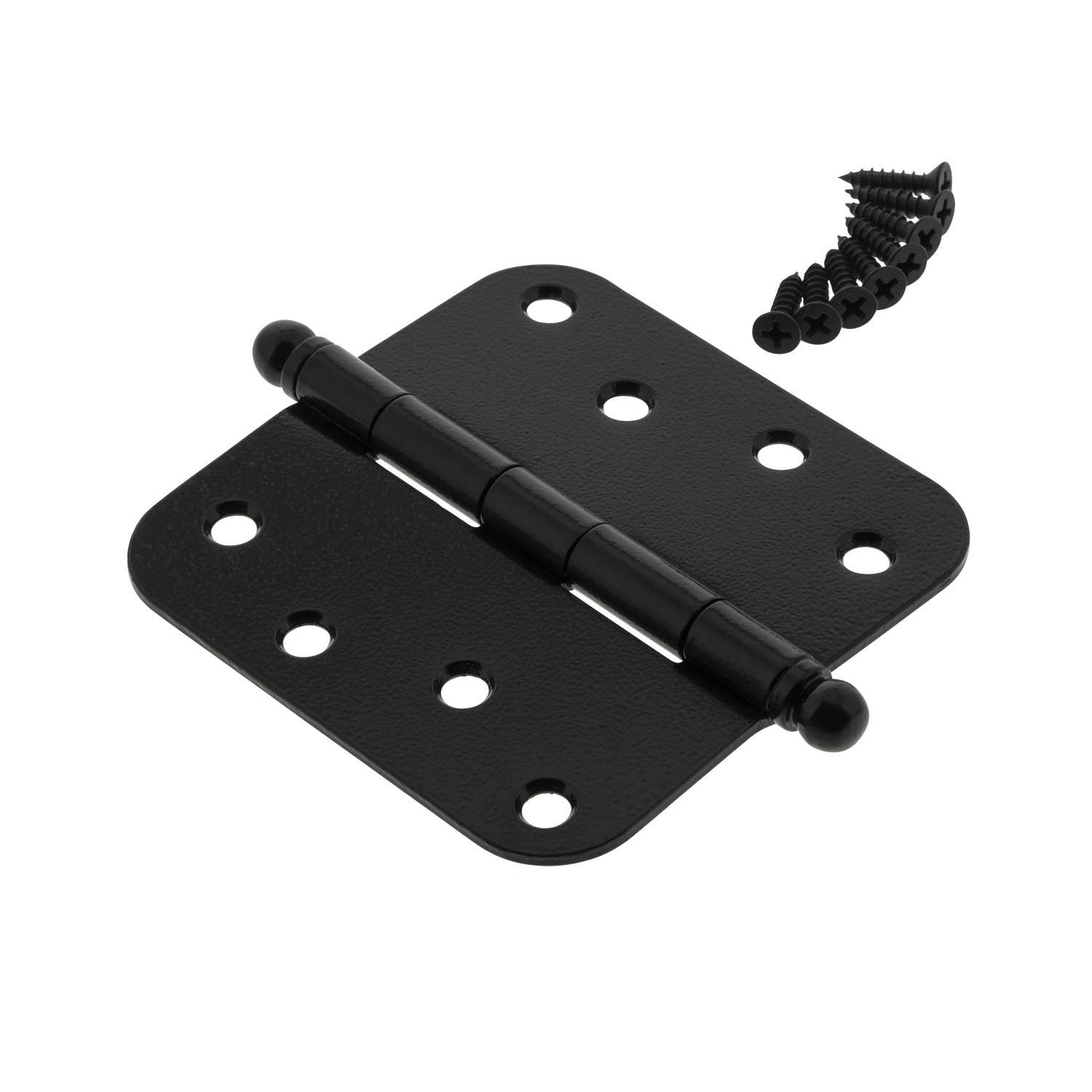 Ageless Iron 600014 4" Residential Duty Ball Tip Hinge w/ 5/8" Radius Corners