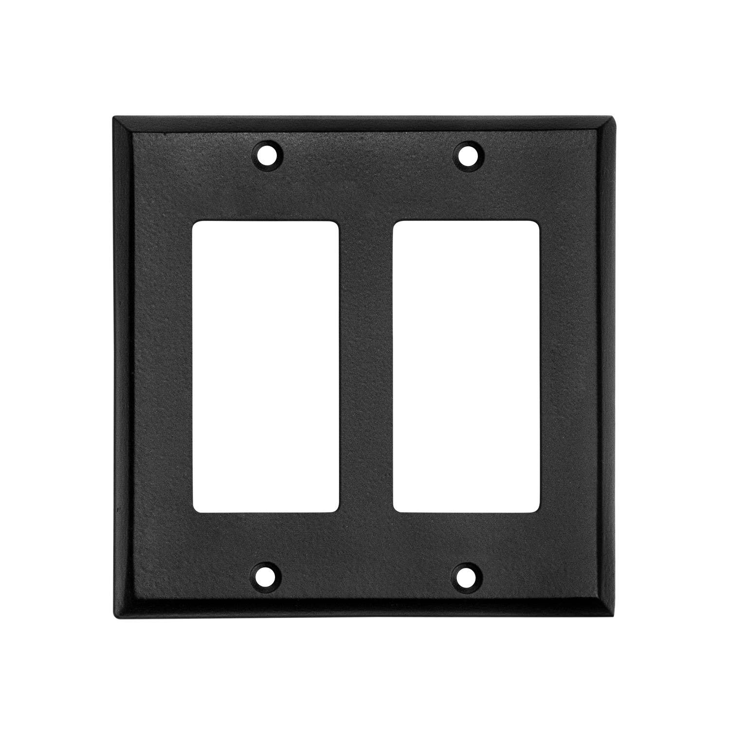 Ageless Iron AI-SWPLT-R2-BI Double Rocker/GFI Switch Plate