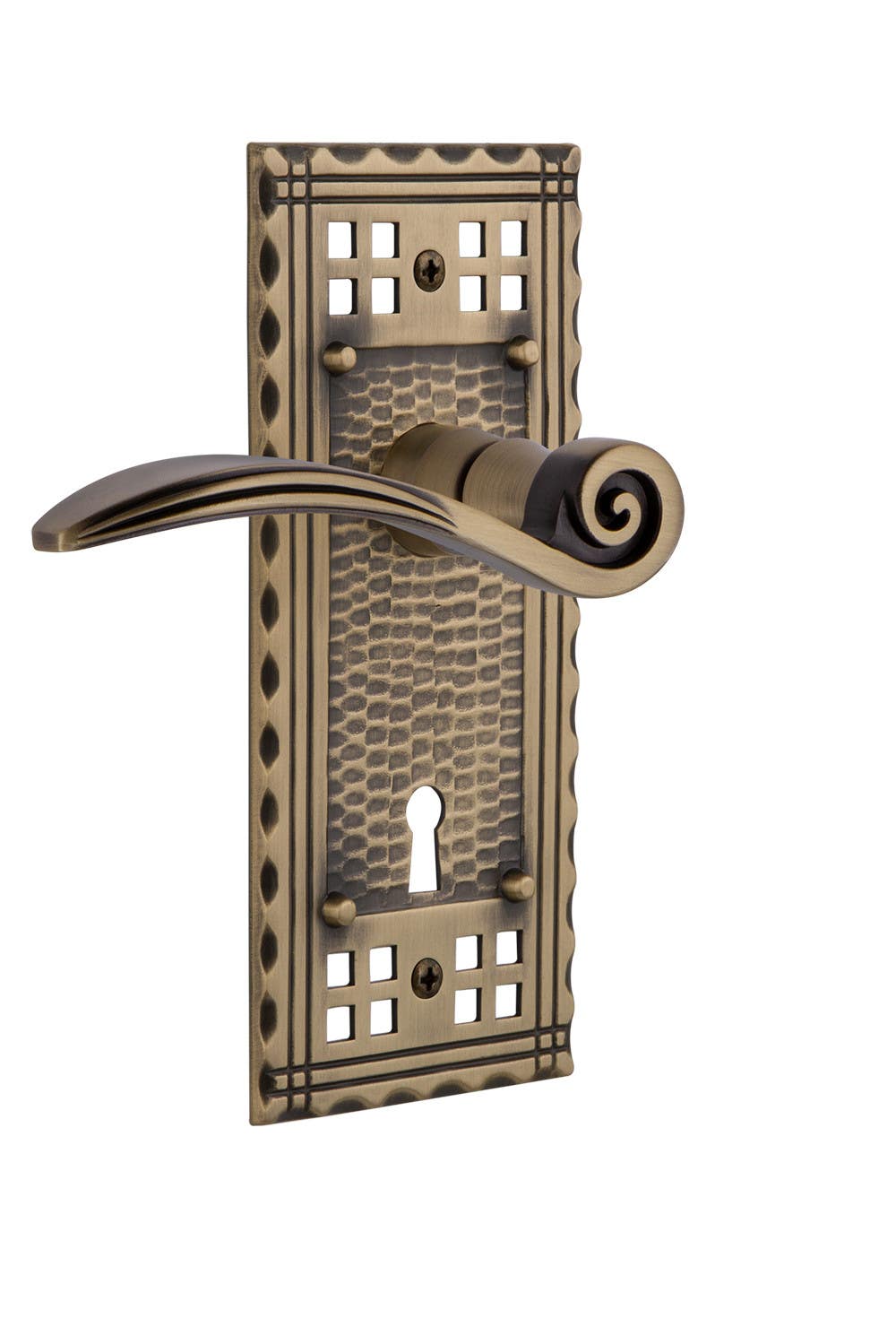 Nostalgic Warehouse CRASWN Craftsman Plate w/ Swan Lever