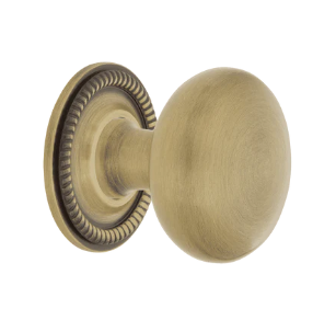 Nostalgic Warehouse CKB_NYK New York Brass 1 3/8" Cabinet Knob w/ Rose