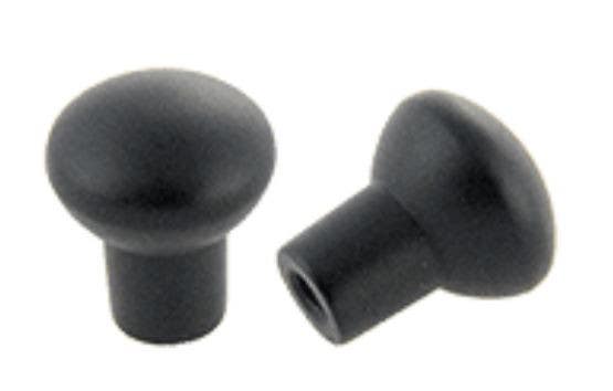 Pride Decor K-6030.BK Small Knob, 17.5mm, Matte Black