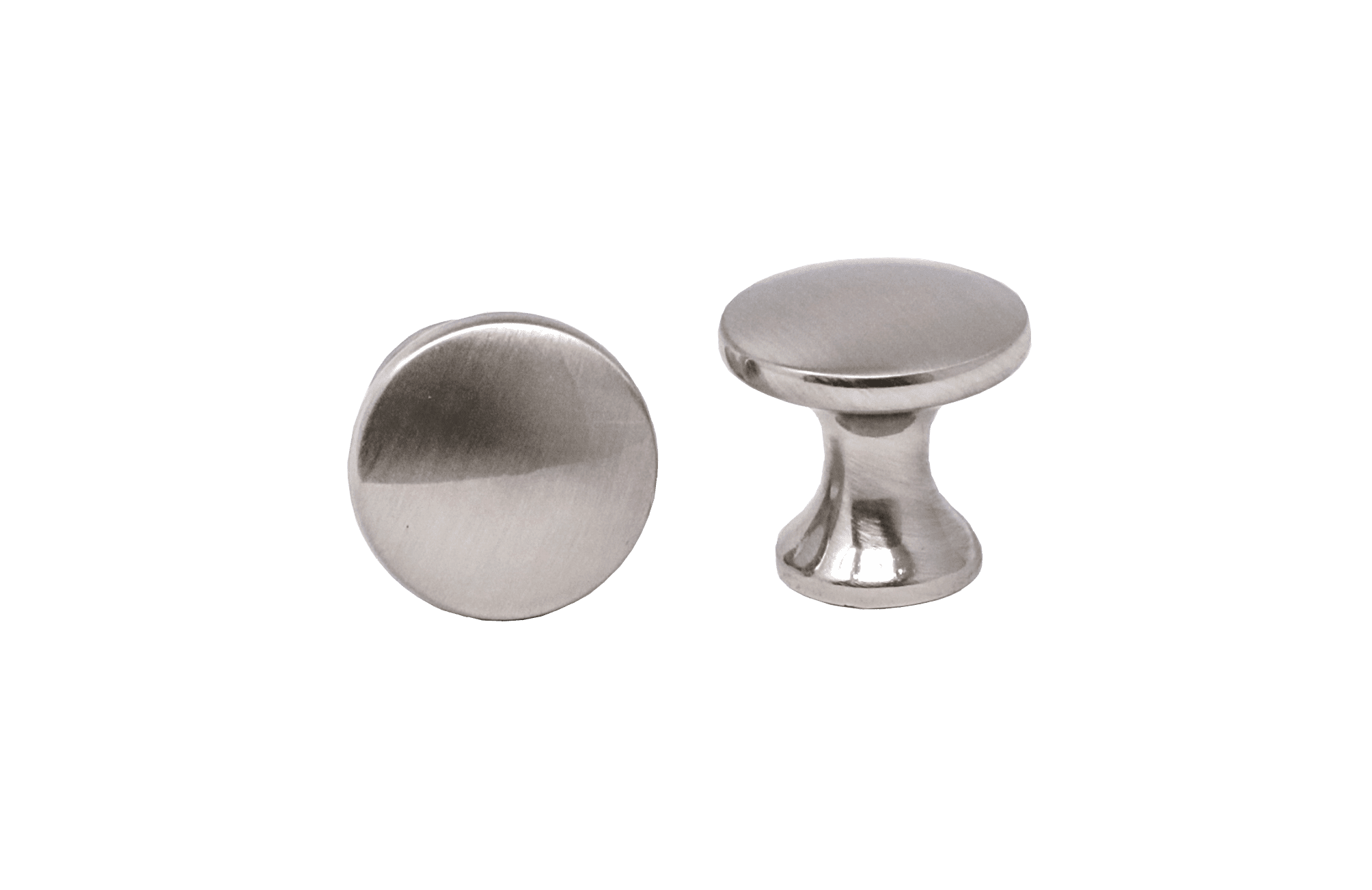 Pride Decor K-810.SN Mini Mushroom Knob, 25mm Dia, H24.4mm with 1-1/4" Screw