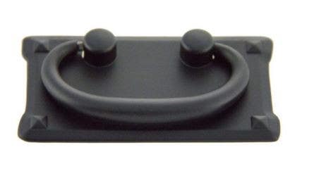 Pride Decor P-1011.BK Mission Pull, 3" CTC, Matt Black