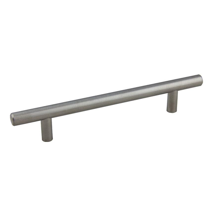 Pride Decor P-107.SN Bar Pull, 128mm CTC, Satin Nickel