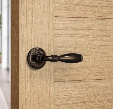 Rocky Mountain Hardware Bordeaux Passage Set with Spring Latch