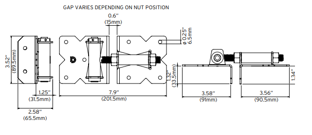 D&D DDS2HNNA Stainless Steel V-Notch (N-N) Self-Closing, Tension Adjustable, Regular Hinge (Pair)
