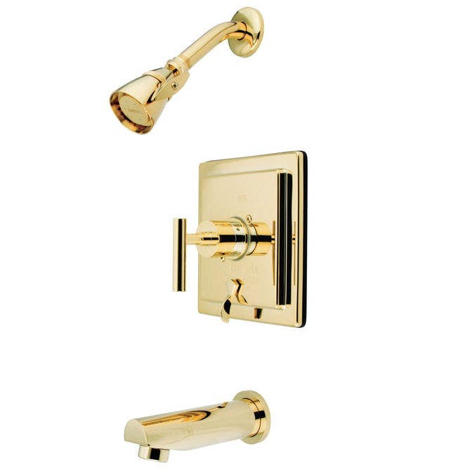 Kingston Brass KB865 Manhattan Single Handle Tub & Shower Faucet