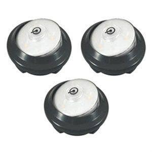 Amertac-Westek LPL623 LED Swivel Puck Light, Gray, Warm White, 3-Pk.