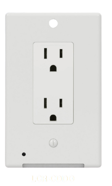 Amertac-Westek LCR Lumicover Nightlight Wall Plate, White