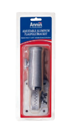 Annin Flagmakers 620 Cast Aluminum Multi-Position Flag Pole Bracket, 1-Inch