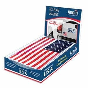 Annin Flagmakers 177619 U.S. Patriotic Flag Magnet, 5 x 8-in.