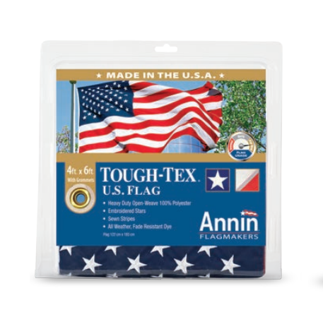 Annin Flagmakers 18200 Tough Tex U.S. Flag