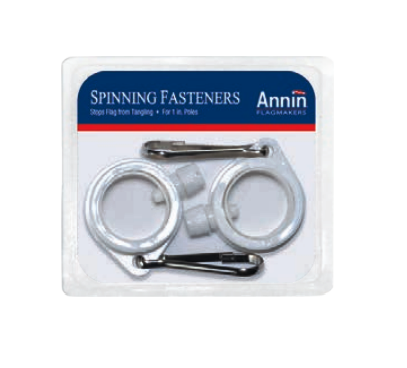 Annin Flagmakers 28 Flag Fastener, Spinning, 2-Pk