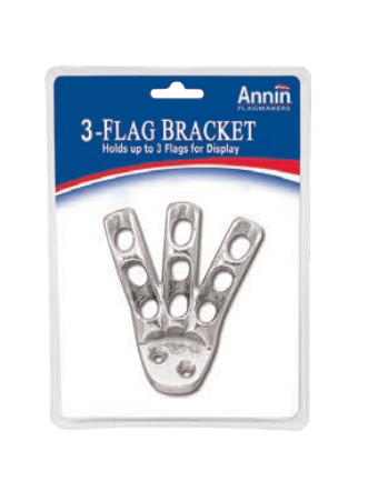 Annin Flagmakers 645002R 3-Flag Display Bracket