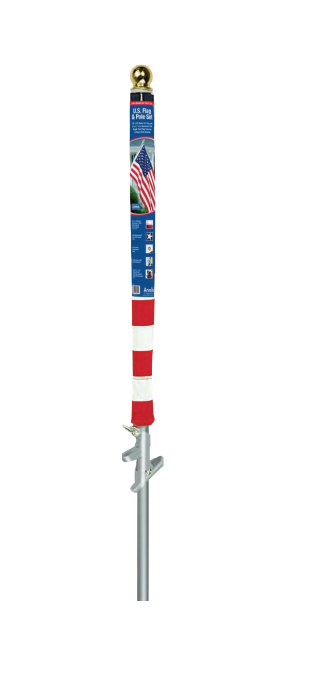 Annin Flagmakers 31839 U.S. Flag Set With 3 x 5-ft. Flag, 6-ft. Pole