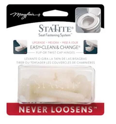 BEMIS STATITEKIT Toilet Seat Hardware Kit Fits Bemis, Mayfair & Statite